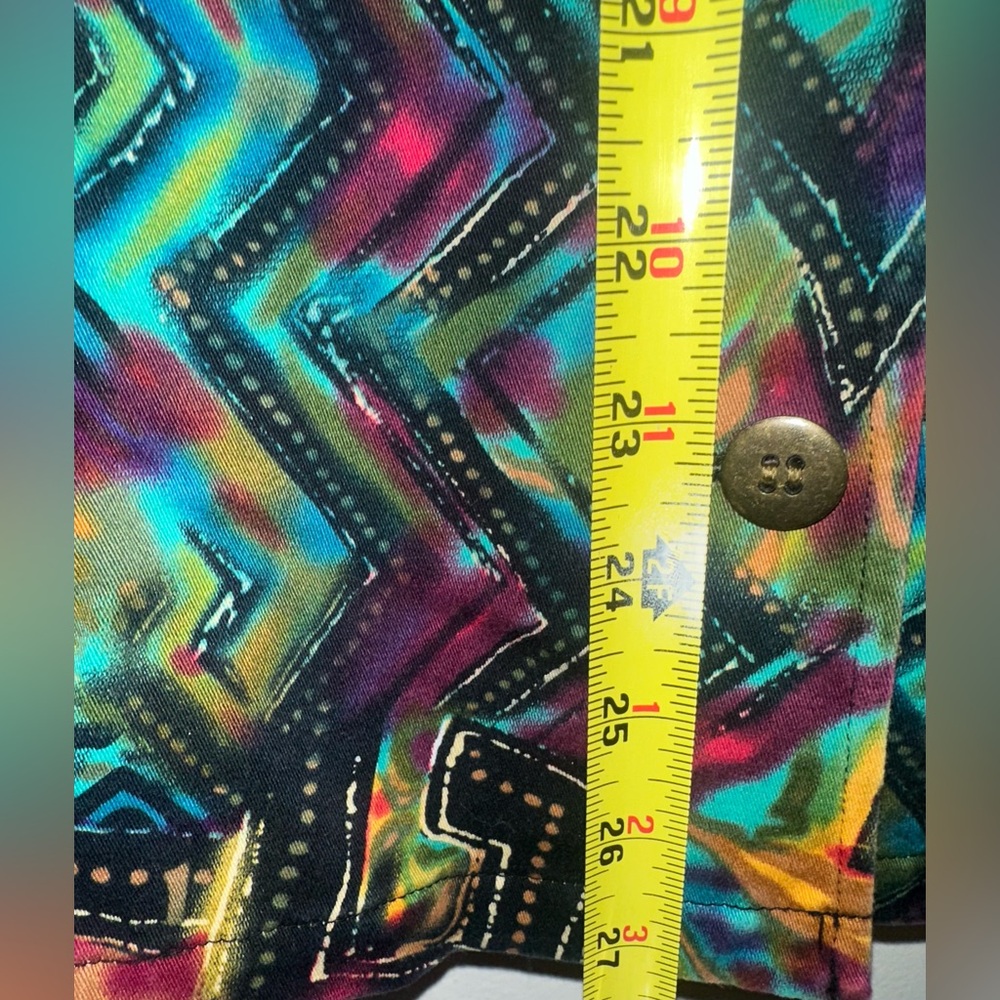 Chico's Multicolor Abstract Jacket - Picture 9 of 11